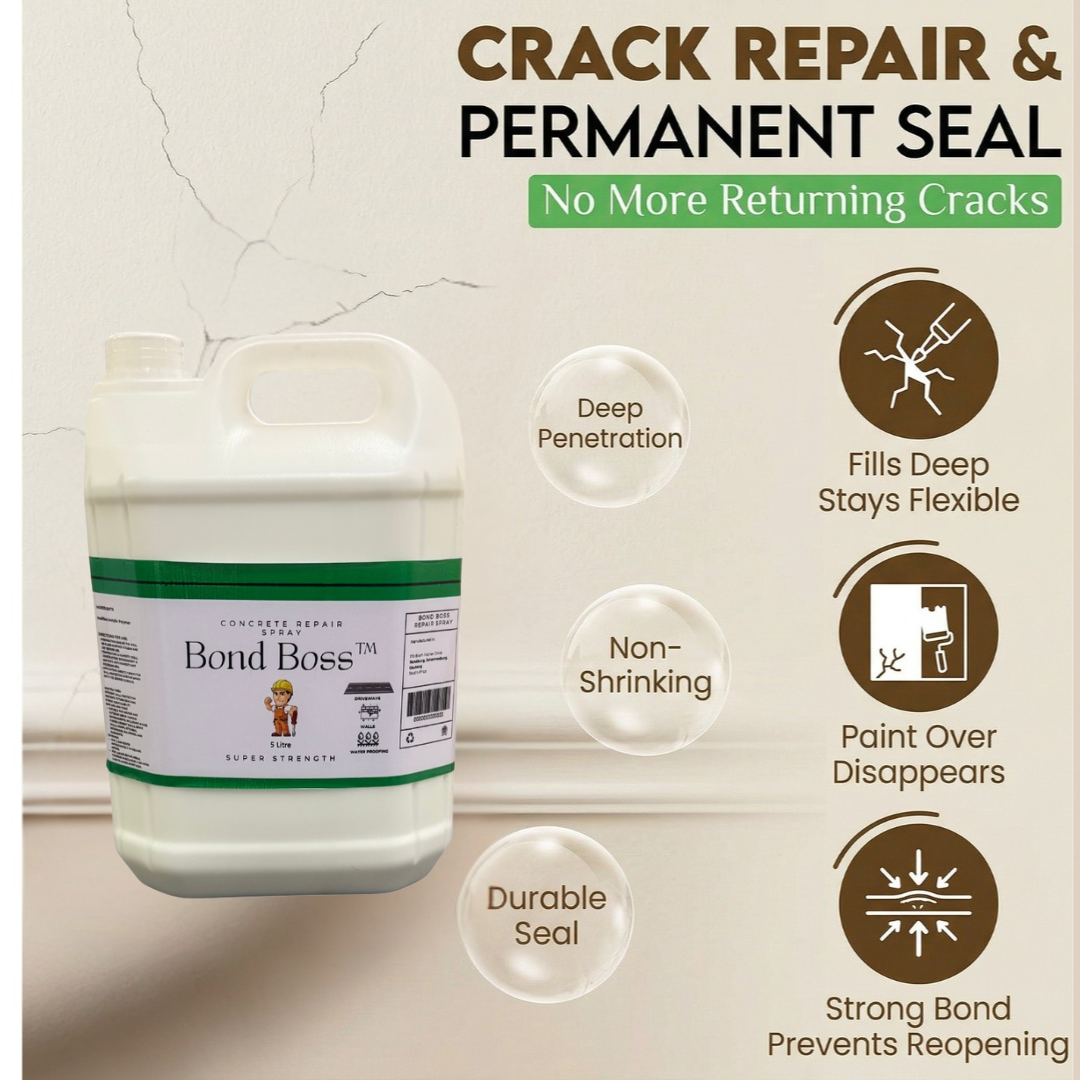 3 × 1L Hydro Boss™ + 1 × 1L Hydro Boss™ + 1 × 1L Bond Boss™  & paint brush FREE.
